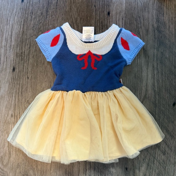 Disney Other - Disney Princess Snow White Knit Tulle Dress Baby Girl 12M